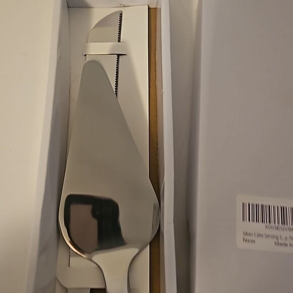 SILVER Cake serving Party and events New - Picture 4 of 4